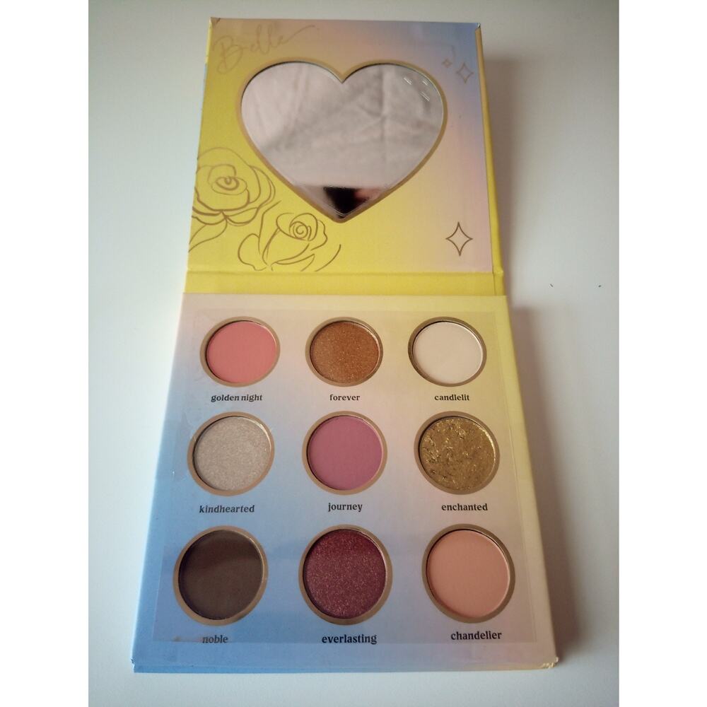 The Creme Shop Disney Princess Belle Enchanted Rose Eyeshadow Palette New